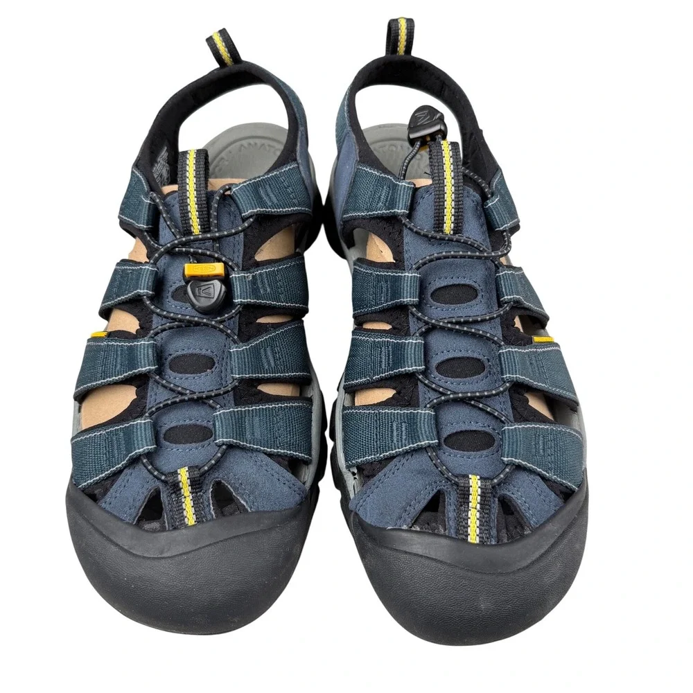 KEEN Newport H2 Mens Hiking Sandals Navy Medium Grey 1001938 Size 10.5